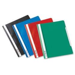 Clear View Folder Green Ref 257005 [Pack